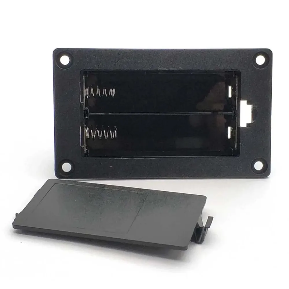 5pcs 18650 Battery Case Holder Nickel Strips Board Thickening Material Empty Box for 18650 Battery Black Well Match