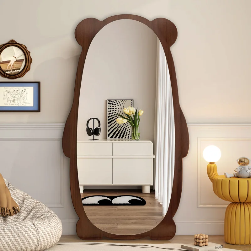 

Simple ins full body dressing mirror into the home floor mirror can be wall-hung atmosphere cute girl's bedroom
