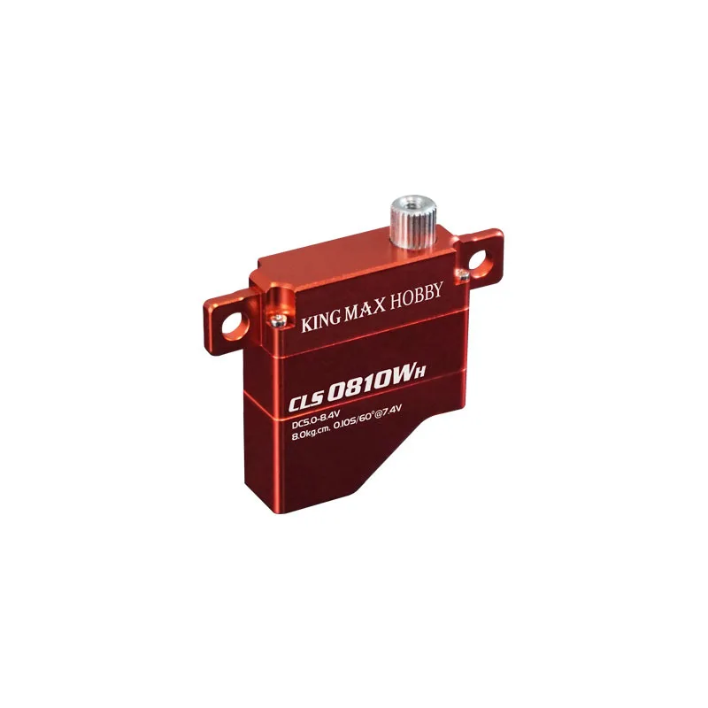 Kingmax CLS0810W High Voltage Coreless Wing Servo, 8kg·cm torque for UAVs and gliders, 5g coreless servo