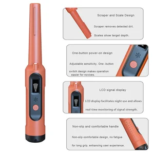 DIGIT-Handheld Metal Detector High Accuracy Portable Metal Finder 360° Detection IP68 Waterproof Design Search