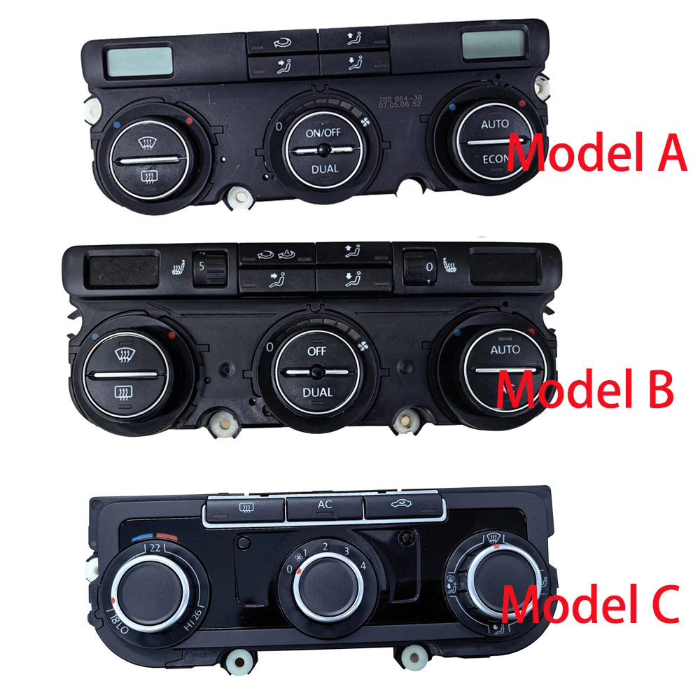 Car Air Conditioning Switch For Volkswagen Magotan B6 MK5 Golf 6 A/C Heater Climate Control Panel Unit Switch