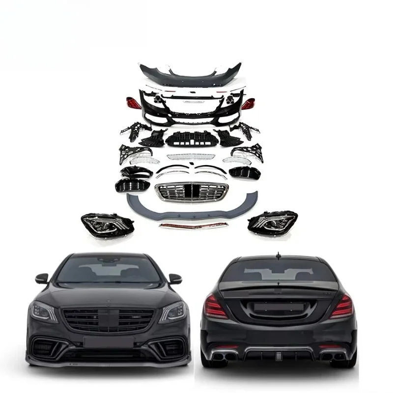 

KO Style Plastic Front Bumper Body Kit OEM Fit for S Class W222 B900 Auto Exterior Accessory
