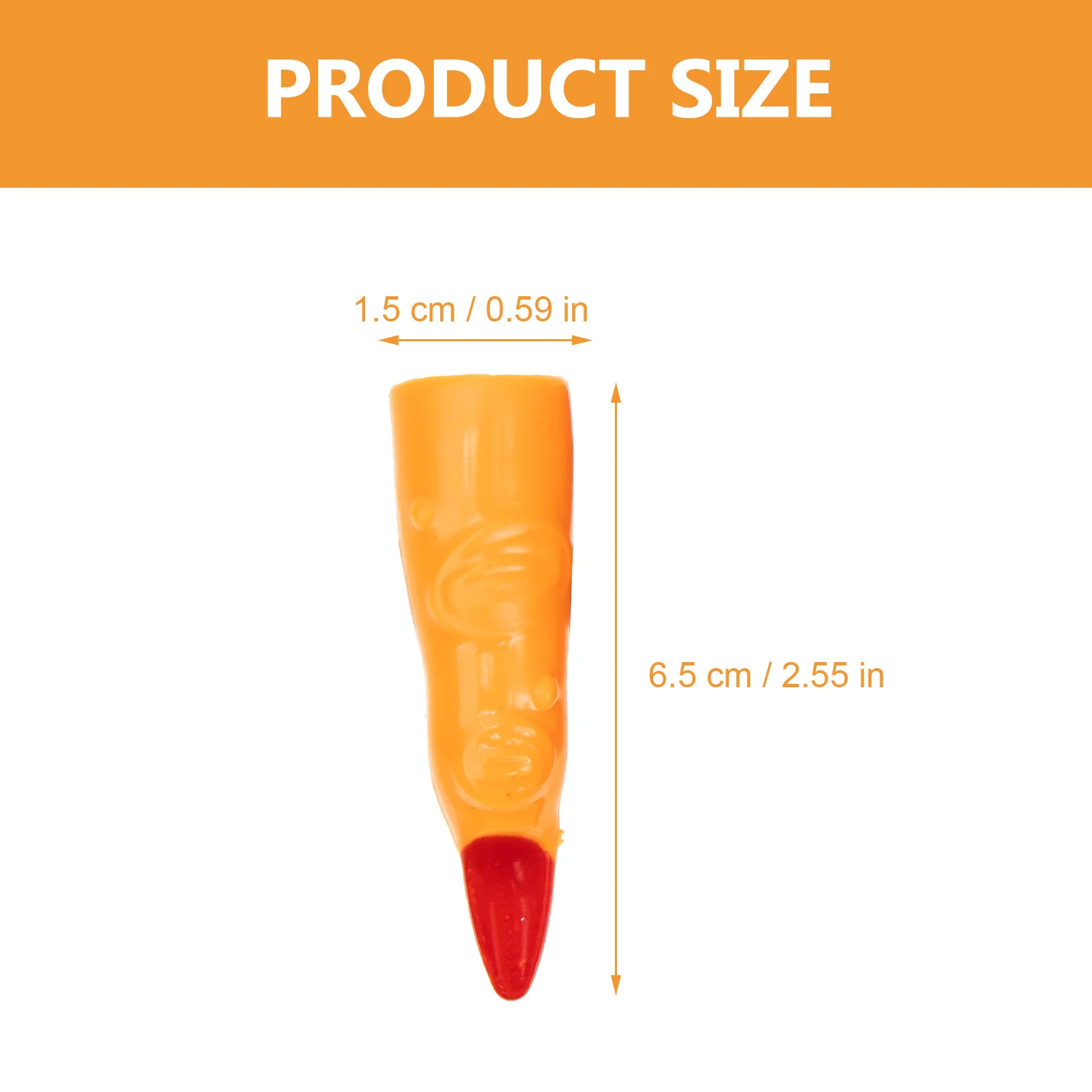 40 قطعة أصابع الساحرة أظافر الهالوين المزيفة خفيفة الوزن وقابلة لإعادة الاستخدام أظافر بلاستيكية للزينة المخيفة ذاتية الصنع