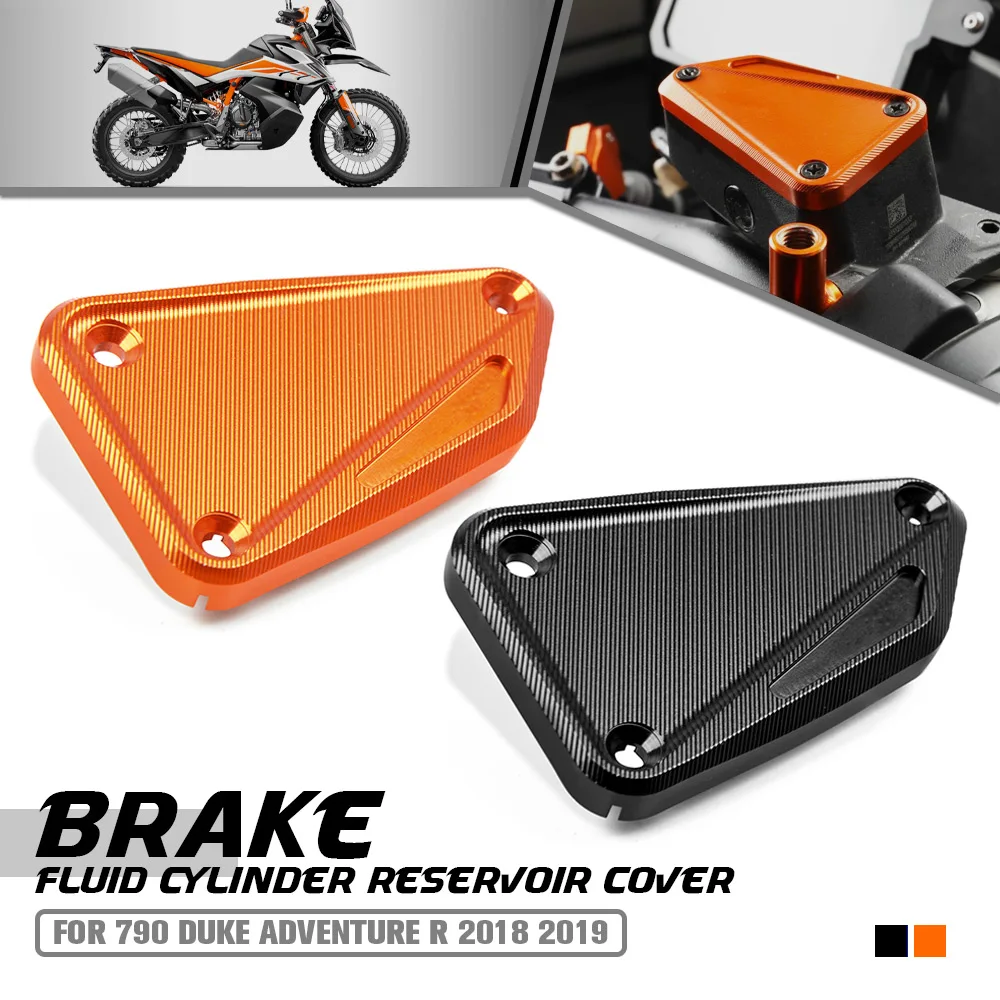 

For 790 DUKE ADVENTURE R 2018 2019 Motorcycle Front Brake Fluid Cylinder Cover Master Reservoir Cap Accessories CNC Aluminum