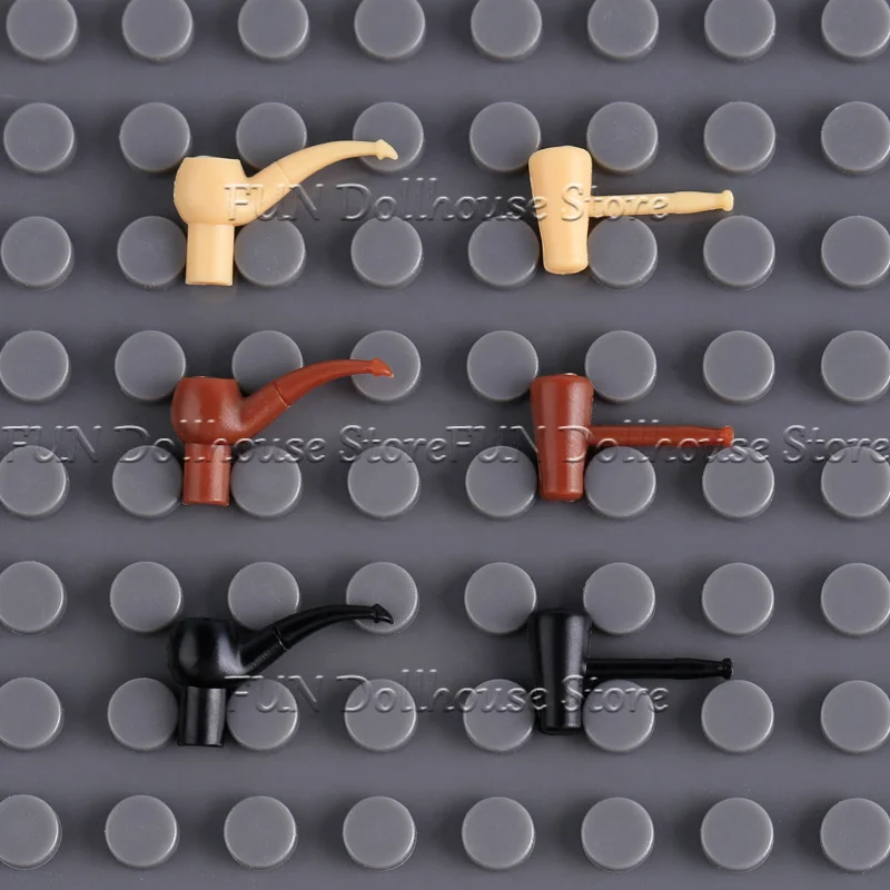 WW2 British Military Soldiers Figures Helmet 3D Printed Building Blocks Gas Mask Flamethrower Lighter Cigar Suitcase Bricks Toys view 2