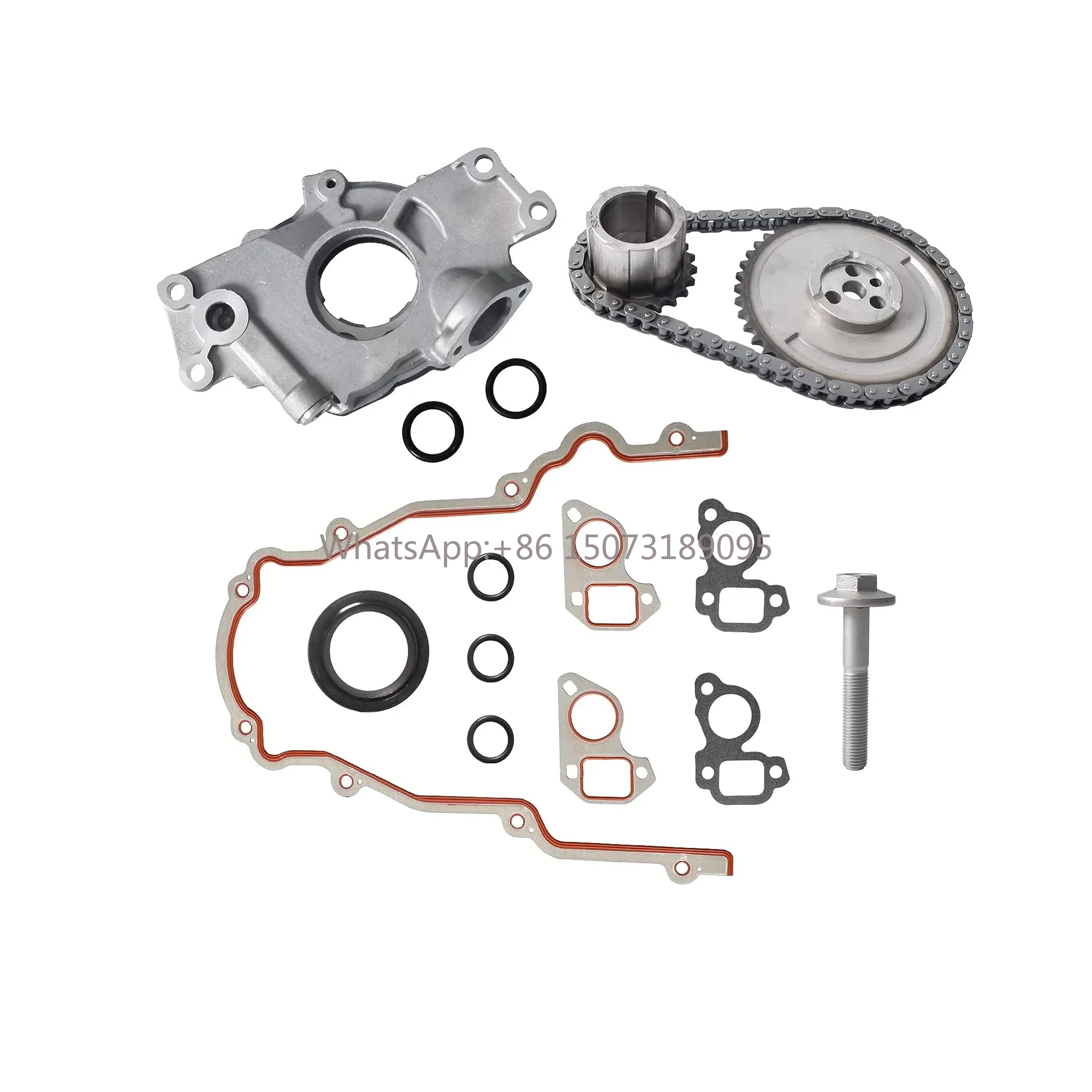 

Комплект цепи ГРМ масляного насоса M295 с прокладкой крышки ГРМ для Chevy Avalanche Silverado Suburban GMC Sierra Cadillac 4.8L 5.3L 6.0