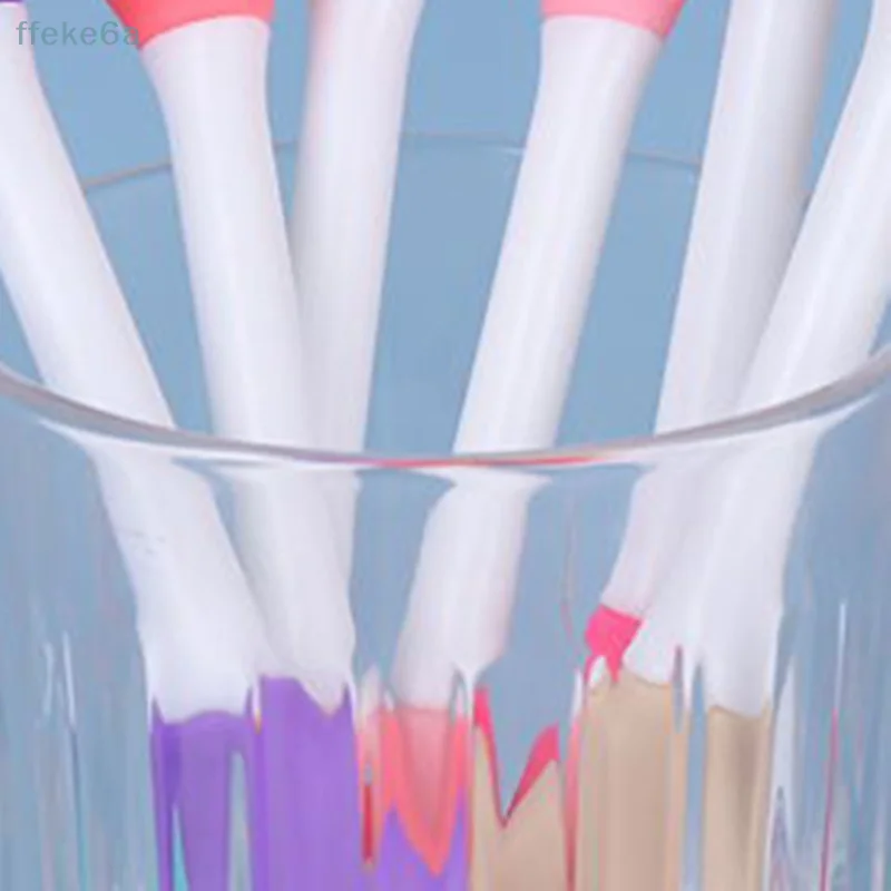 แปรงซิลิโคน 2 in 1 สำหรับทำความสะอาดผิวหน้าและมาส์ก พร้อมที่ขูดสิวเสี้ยน อุปกรณ์ทำความสะอาดผิวหน้าอย่างล้ำลึก ขัดผิว ขจัดสิ่งสกปรกในรูขุมขน ดูแลผิวหน้า