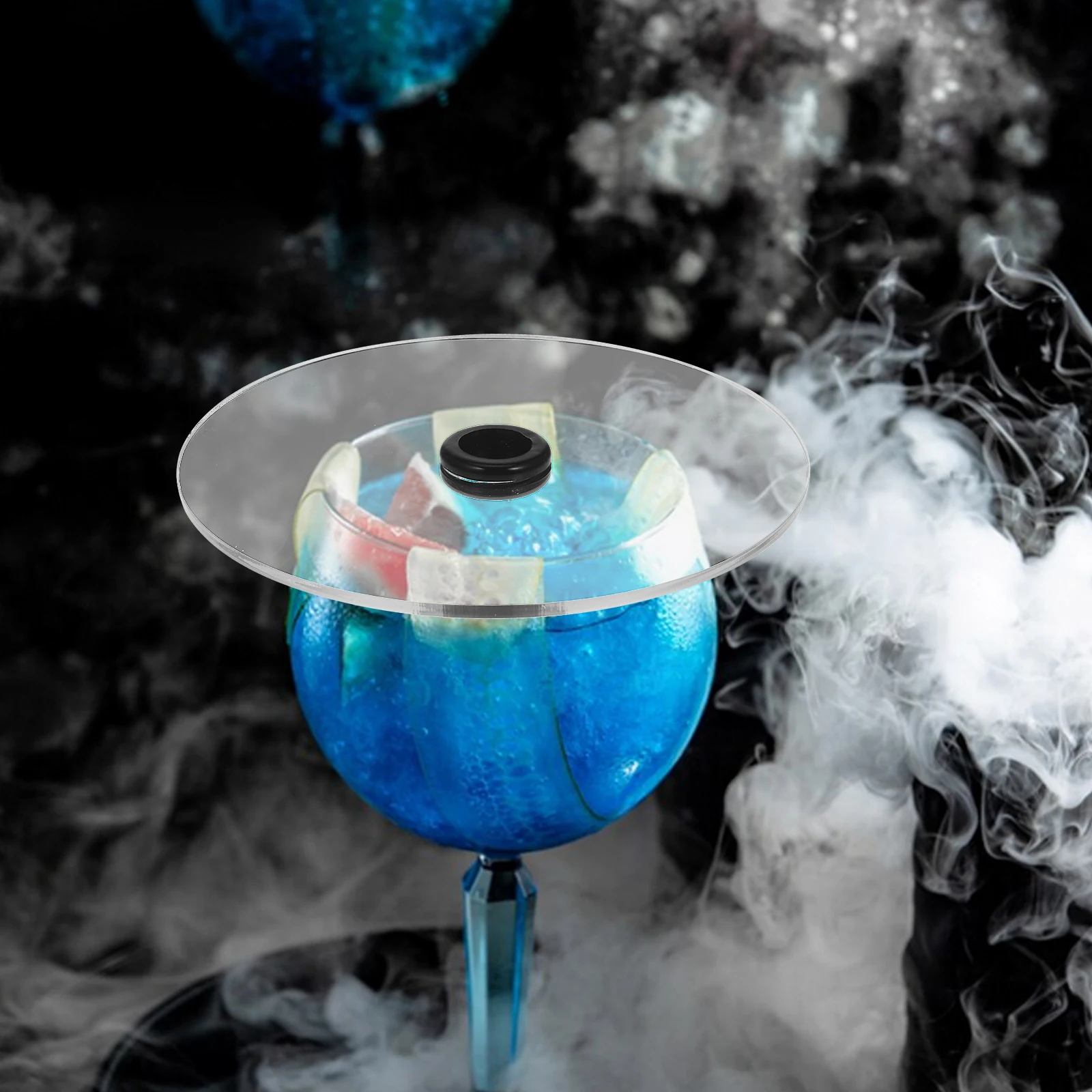 

1Set Smoke Infuser Lid Premium Cocktail Drinks Smoking Cover for Bartender Molecular Cuisine Whiskey Infusion Food Freshness