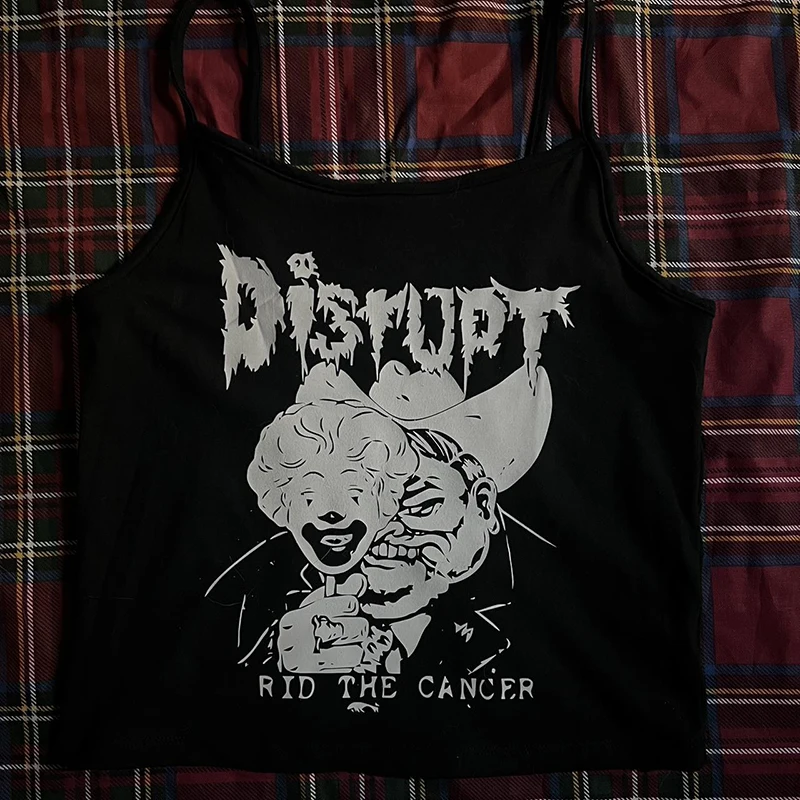 Y2K Crop Top Haraju…