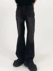 Jean Évasé pour Homme, Slim, Extensible, Style Punk, Minimaliste, Vitalité Jeune, Printemps Automne, Coréen, Solide, Assressentiavec Tout