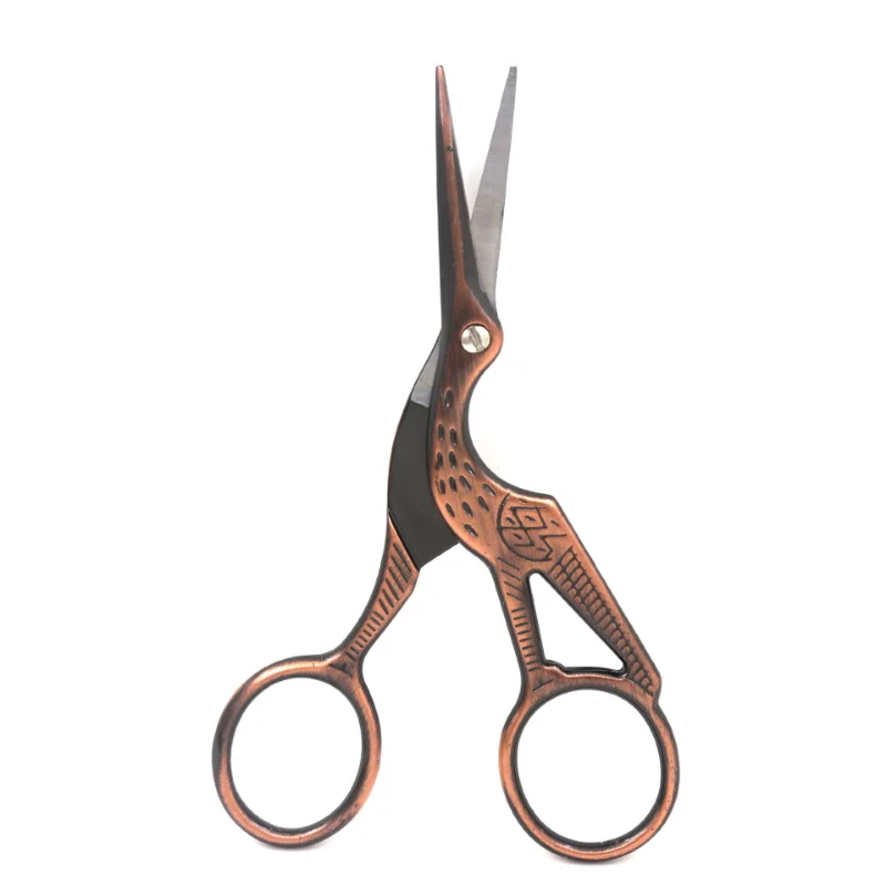 رافعة الفم مقص الرجعية عبر غرزة العتيقة الأسود Vintage مقص الخياطة الصغيرة لطيف الصيد موضوع قطع shبها بنفسك النسيج المقصات