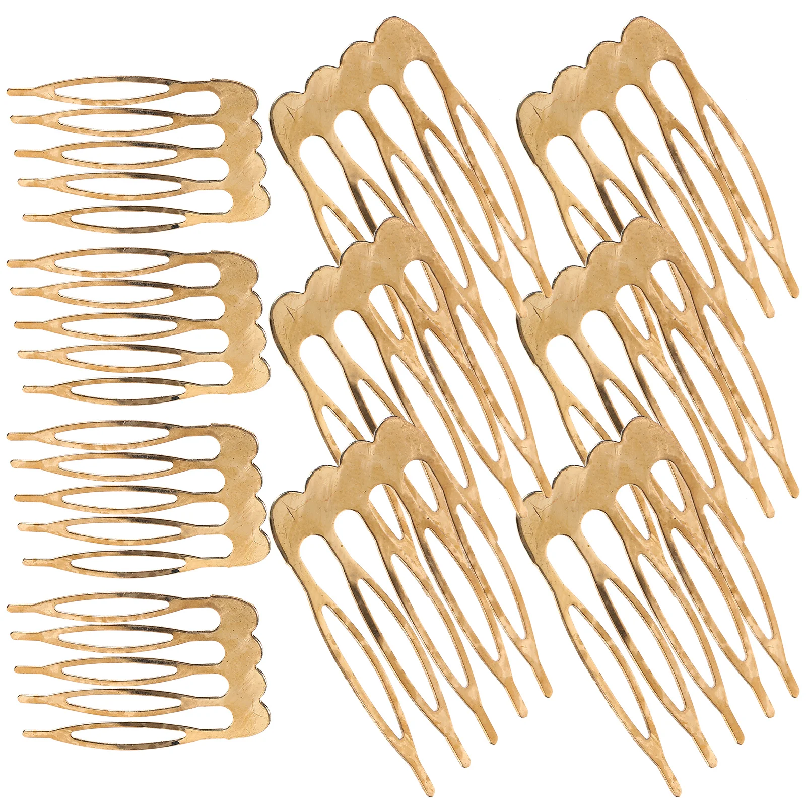 

10 Pcs Five-tooth Hair Comb Headgear Decorative Combs for Women Accessories Side Fine Thin Thick Slides Iron Small Bride