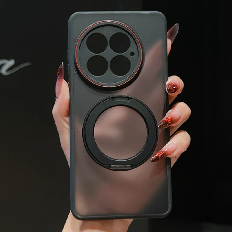 Чехол для OnePlus 13 13R ACE5 Pro, роскошный матовый магнит, кронштейн Magsafe, задняя крышка для OnePlus 13, бампер с беспроводной зарядкой, принципиально