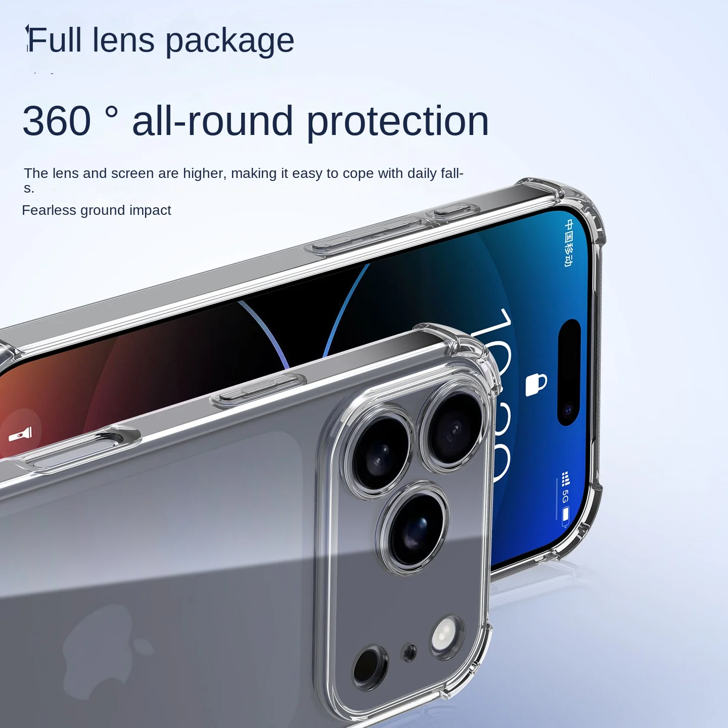 حافظة شفافة جديدة مضادة للسقوط بأربعة زوايا لهاتف آيفون 17 17 Air 17 Pro Max غطاء سيليكون شفاف مقاوم للصدمات لهاتف 17Pro Bumper Capa