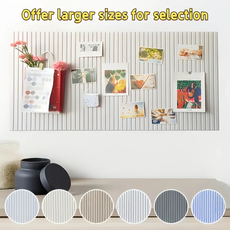 Felt Message Board Home Office Schedules Display Board Self-adhesive Wall Sticker Decorative Pin Board