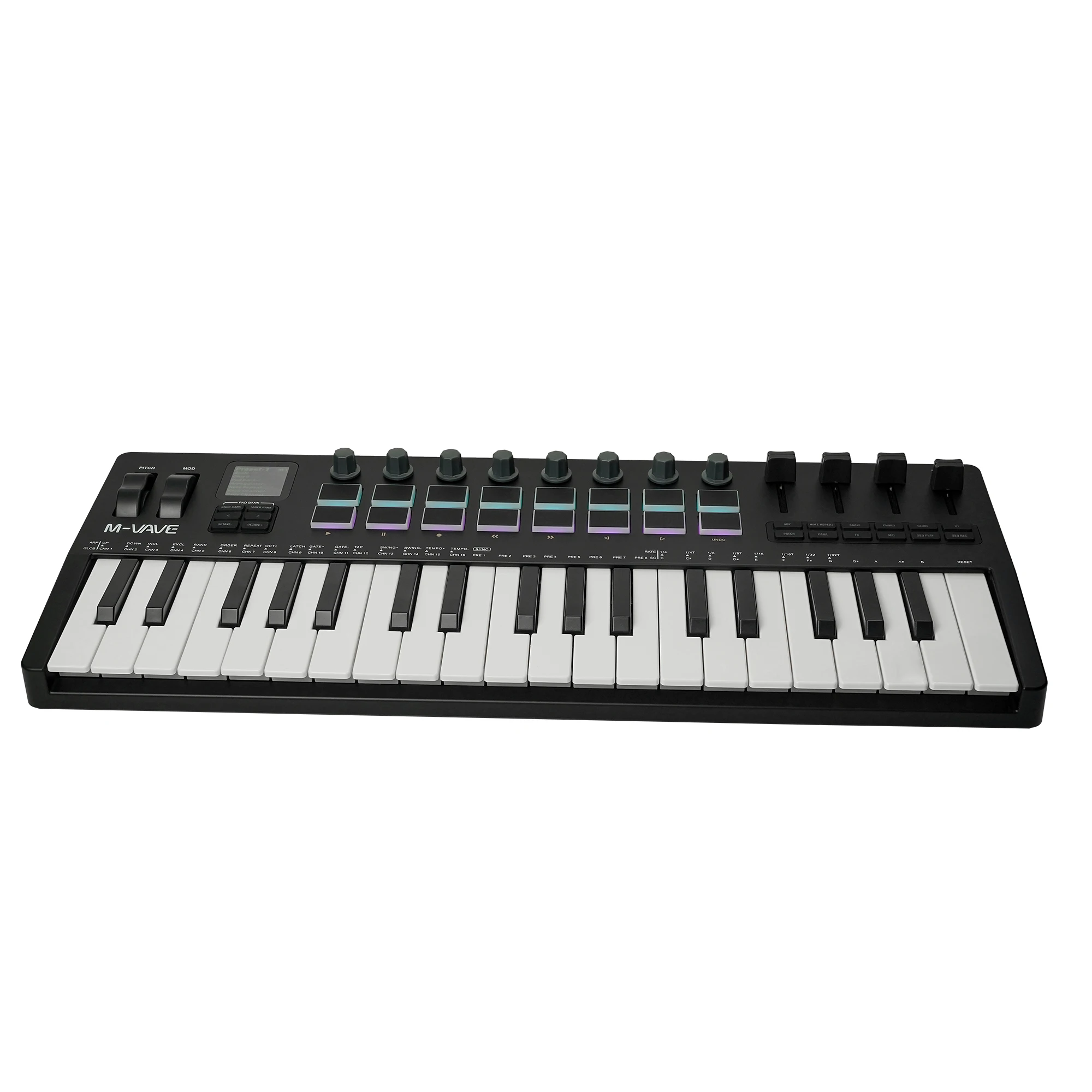 M-vave SMK-37 PRO Keyboard MID - Midi Controller Pad ulasan dan harga