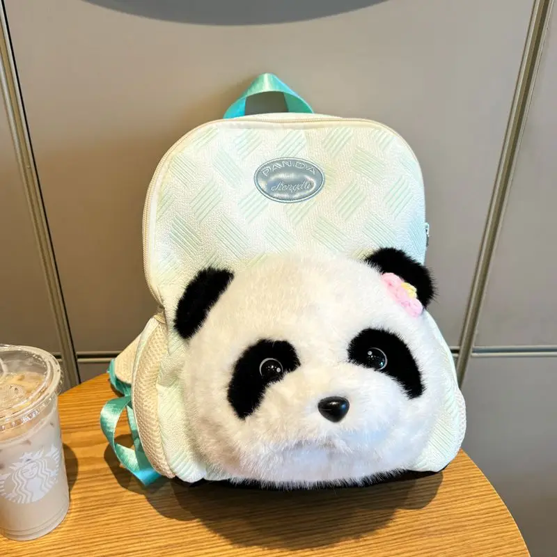 Panda zaino per bambini nuovo peluche carino tutto-fiammifero studente dolce ragazza Design unico Street Fashion personalità grande capacità