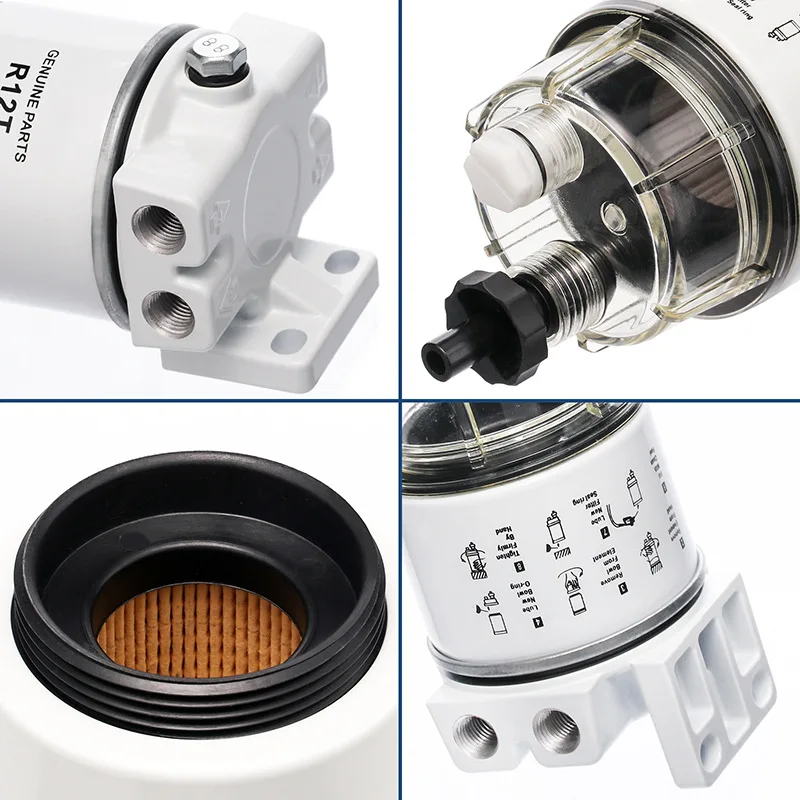 

R12T Marine Oil-Water Separator Kit, 10 Micron Filter, R12T Assembly for Speedboat Tankers