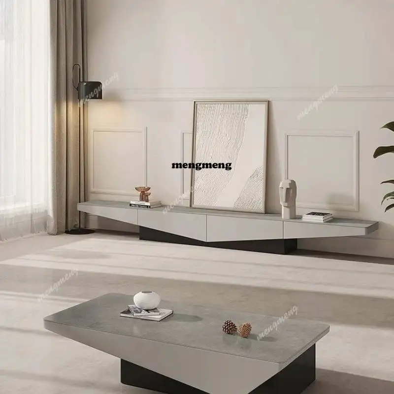 

R Stand Long Tv Cabinet Decoration Drawers Silver Nordic Storage Tv Cabinet Apartments Lounges Fernsehtisch Furniture For Home