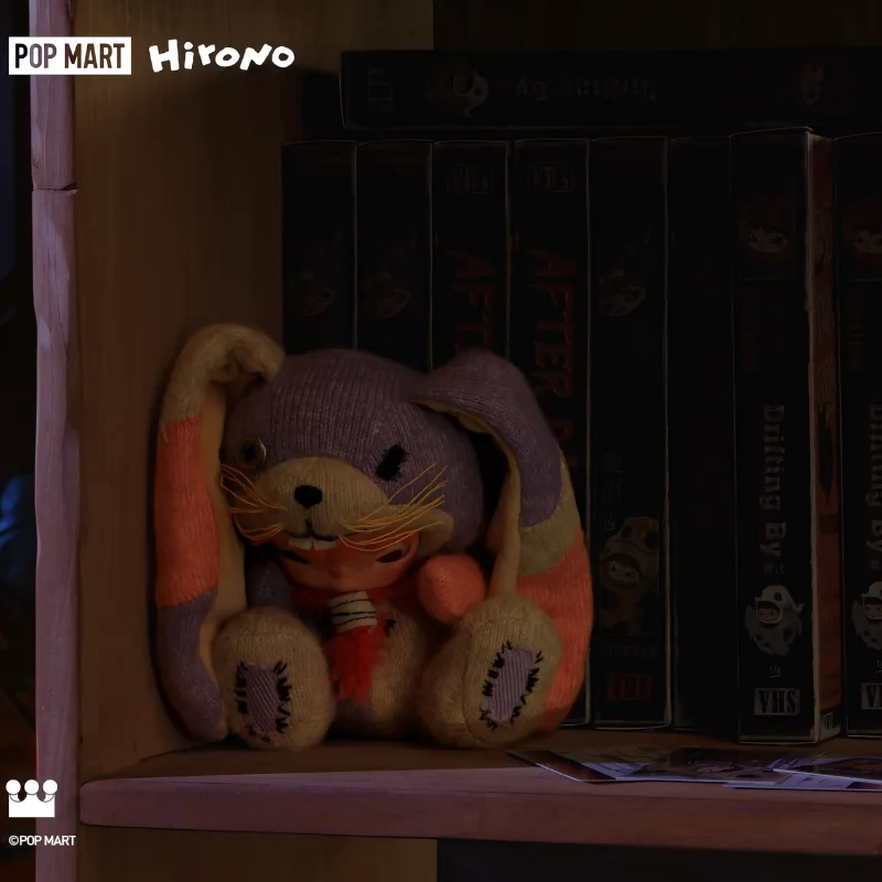POP MART Hirono After Dark Serie Plüsch-Anhänger Blindbox Mystery Box Niedliche Anime-Figur Ornament Sammlerstück Spielzeug Geschenk