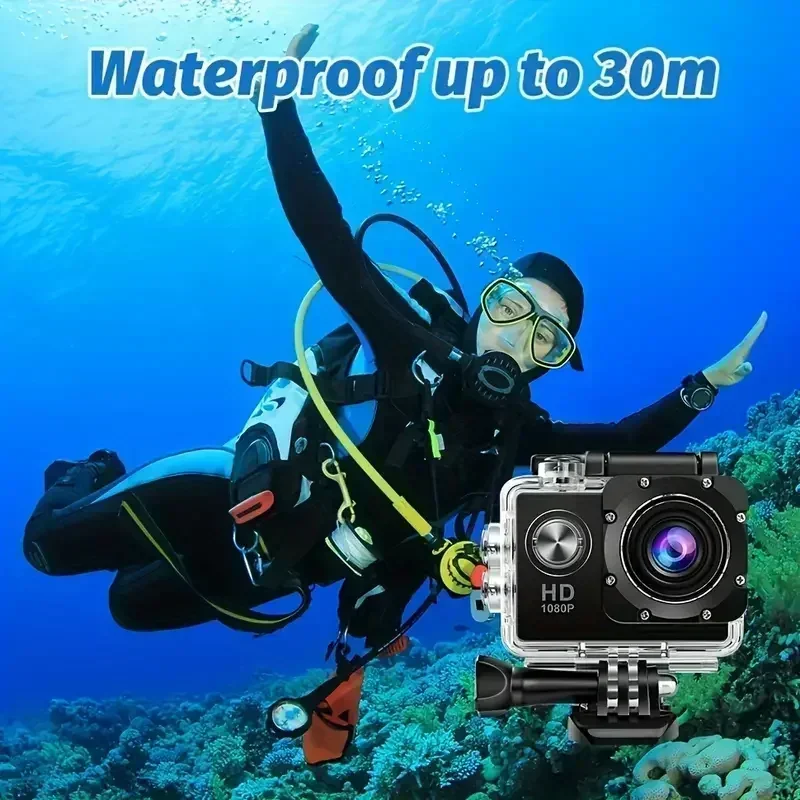 Mini Helme HD 1080P Sports Action Waterproof Diving Recording Camera Full HD Cam Extreme Exercise Video Recorder Camcorder