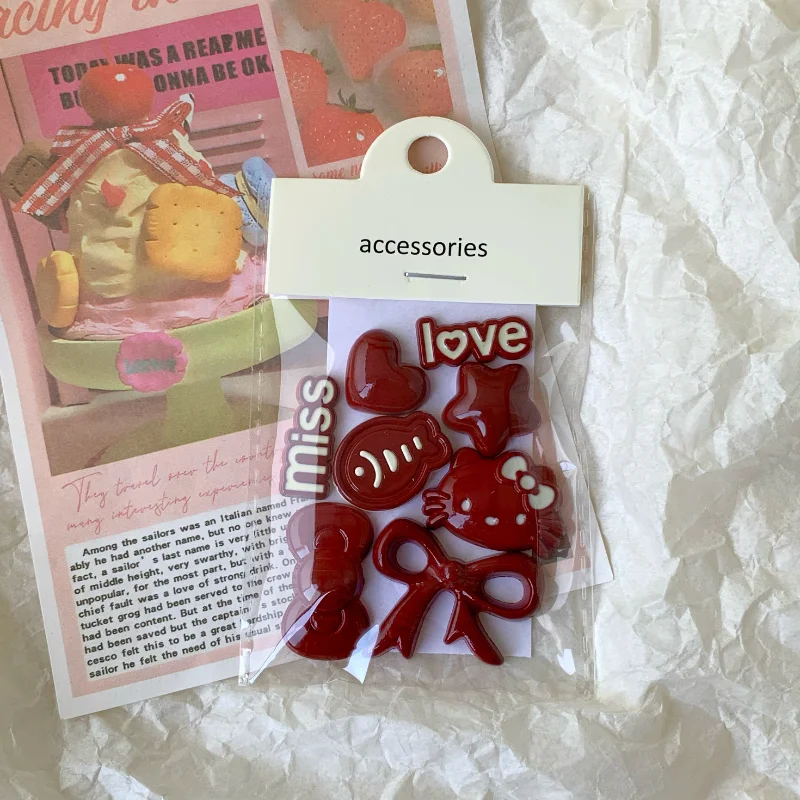 Sanrio аниме мультфильм Hello Kitty Star Bow милая 3D наклейка чашка ноутбук мобильный телефон автомобильная обувь сумки водонепроницаемый материал «сделай сам»