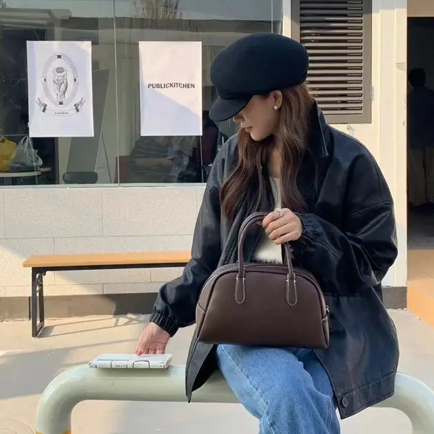 Damen-Baskenmütze aus Wolle, Vintage-Stil, koreanischer Stil, Zeitungsjungenmütze, britischer Retro-Woll-Bäckerjungenhut für Herbst und Winter