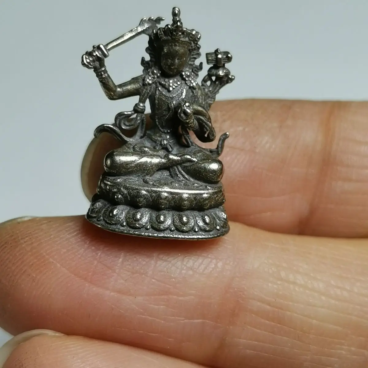Tibetan mini bodhisattva manjushri Statues Figurines Lucky Ornaments Home Decoration gifts