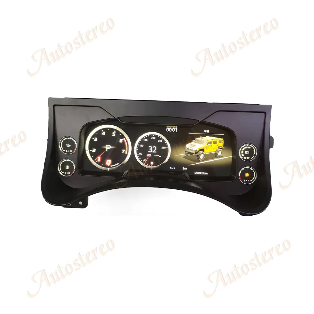 

Digital Virtual Cockpit for Cadillac Escalade 2003-2006 LCD Instrument Panel Cluster Multimedia Player Dashboard Speed Meter