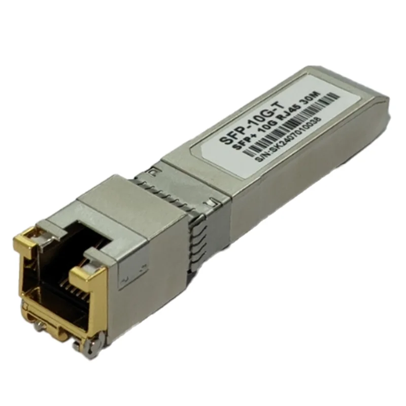 [NEW A09R!】 10G SFP + To Rj45 30M Self-Adaption 10G/5G/2.5G Optical Module Compatible For , Mikrotik , Ethernet Optic Swit