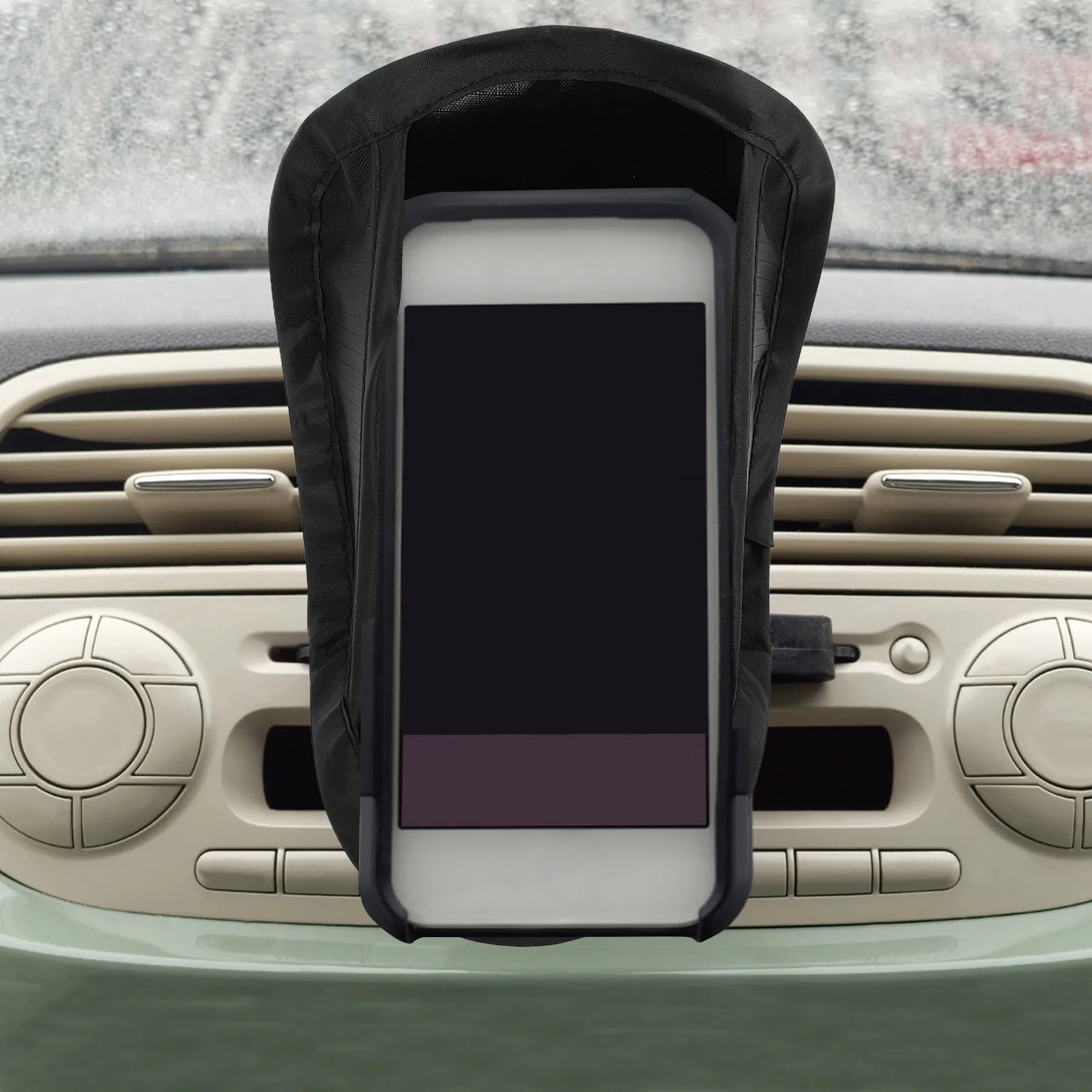

Car Sunscreen Motorcycle Sunshade Cover Black Umbrella Protection