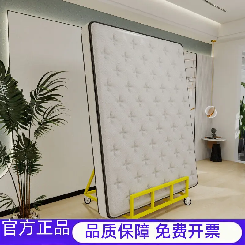 

Mattress Display Rack Palm Storage Rack Mobile Sample Latex Pad Shelf Soft Bed Sponge Blue Box Display Rack