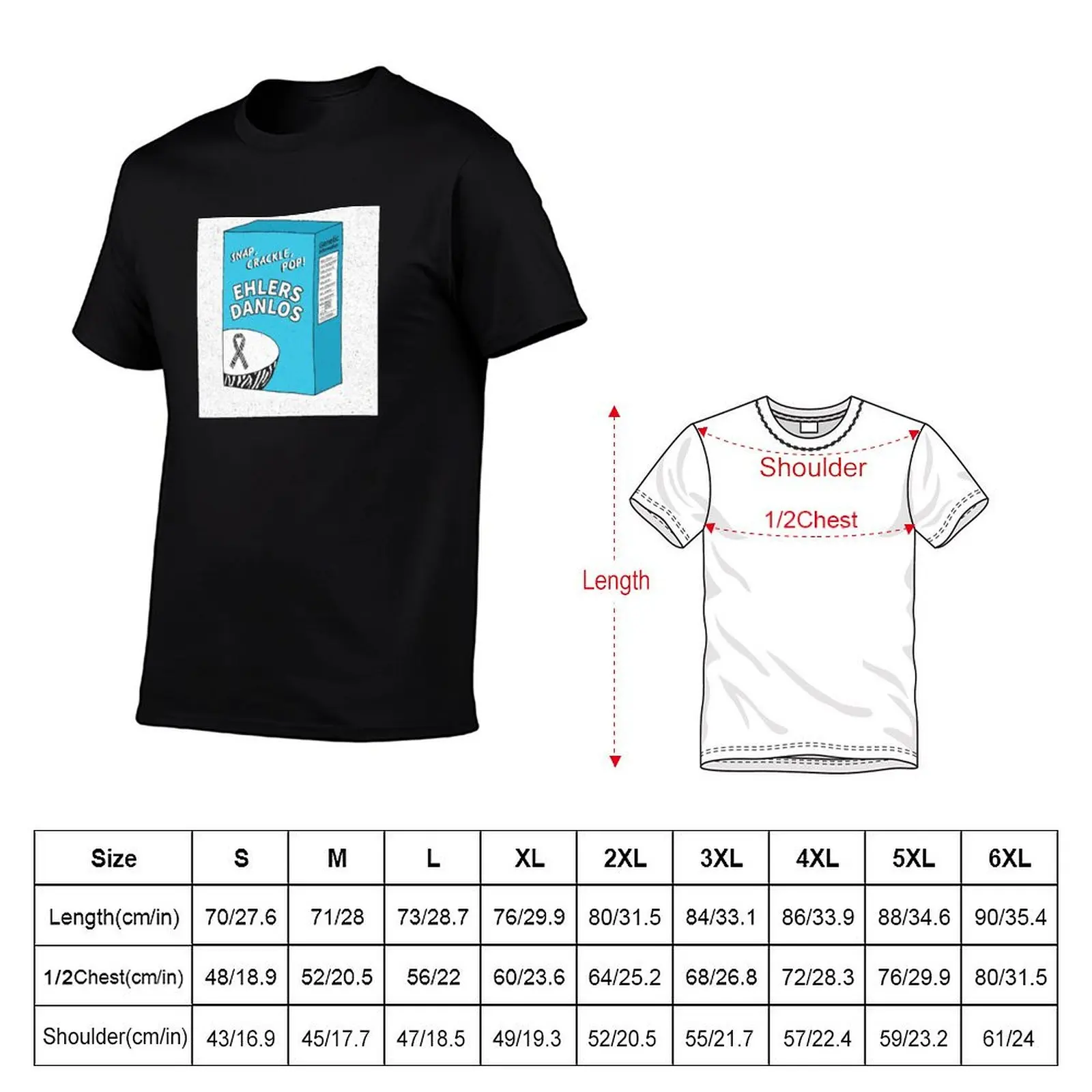 Snap, Crackle, Pop — Ehlers Danlos! Featuring a List of Genetic Mutations T-Shirt designer shirts summer top t shirt men