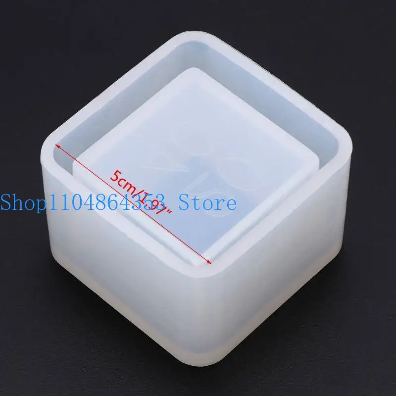 

652F DIY Plant Pot Mold Cube Resin Planter Mold Square Silicone Molds DIY Flower Pot Molds Pen Holder Epoxy Casting Molds