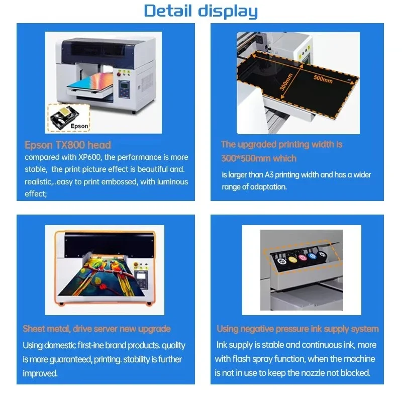 High Quality A4/A3/A2 Size Small Uv Flatbed Printer Machine for Phone Case/Golf Ball/Bottle Printing