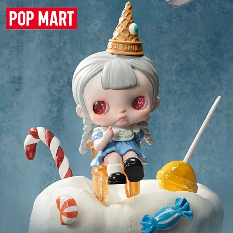 POP MART TINYTINY Sugar Therapy Room Unlock The Key of Answers Serie Mystery Box Original Blind Box Rätselspielzeug Taschenanhänger