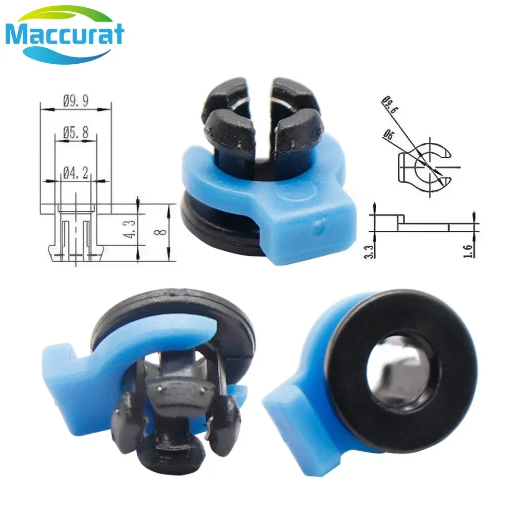 1/10/20pcs Quick Connector Bore 4mm For OD 4mm PTFE Tube Coupling Collet 1.75MM Extruder UM2 Red Lizard Voron 3D Printer Parts