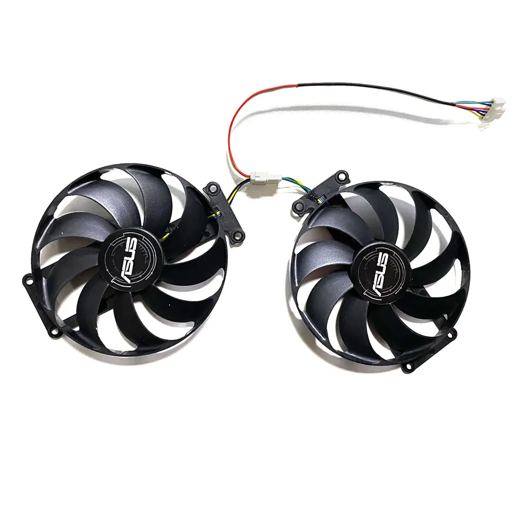 90Mm FDC10H12S9-C T129215bu 6pin Rtx 2060 Super Gpu Ventilator Voor Asus Gtx 1660 1660ti Dual Evo Oc Rtx2070 Grafische Kaart Koeler Ventilator