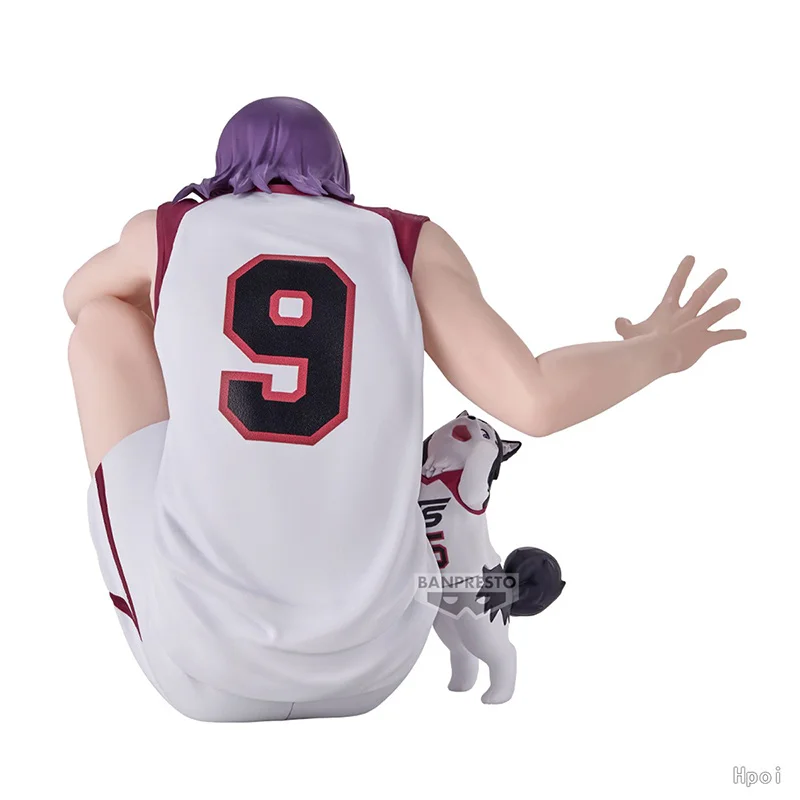 Bandai banpresto kuroko basquete último jogo murasakibara atsushi 10cm anime original figura de ação modelo brinquedo presente coleção