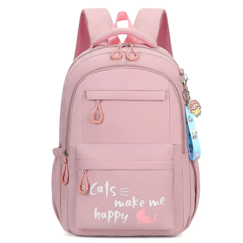 

Girl School Bag Backpack Back Pack For Teenager Women Children Female Pink Schoolbag Primary High Bagpack Class Teens Child Kids