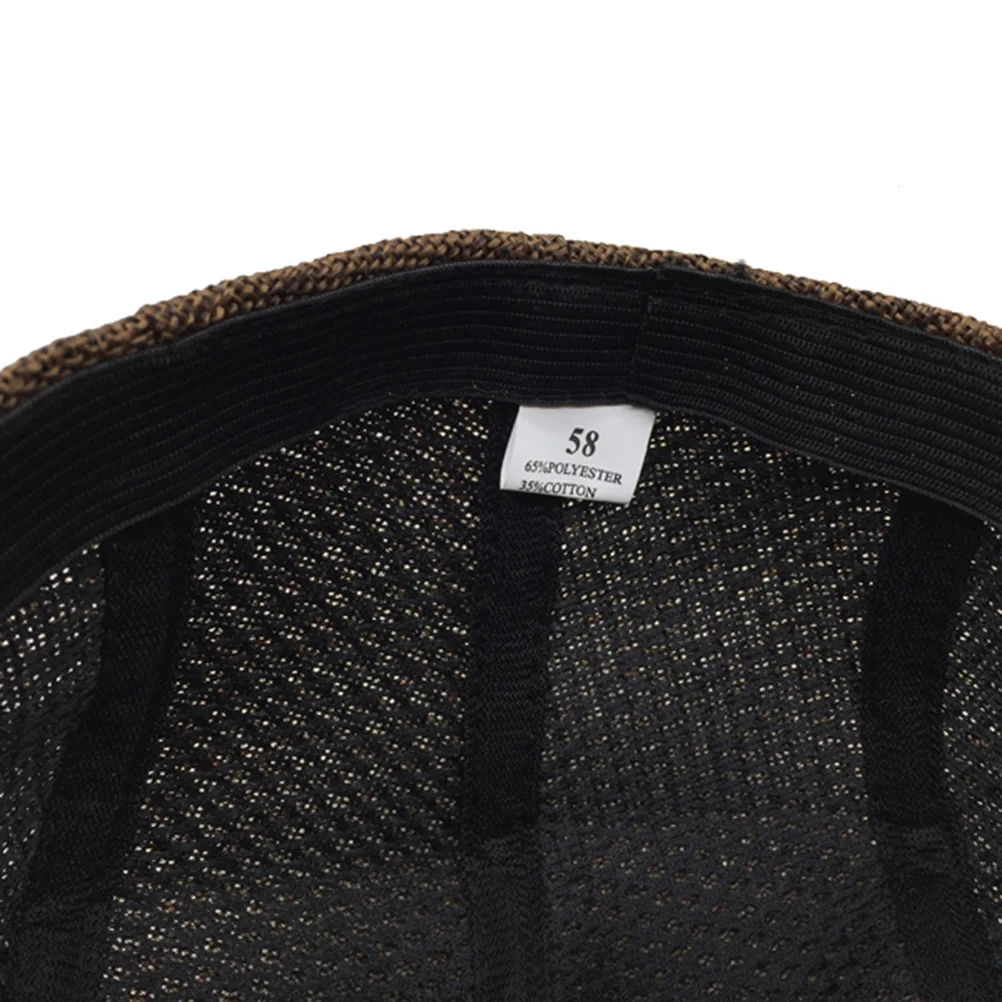 

Mens Womens Flax Beret Hat Brown Stylish British Peaked Newsboy Driving Sunscreen Cap Fashion Warm Accessory Beret Hat