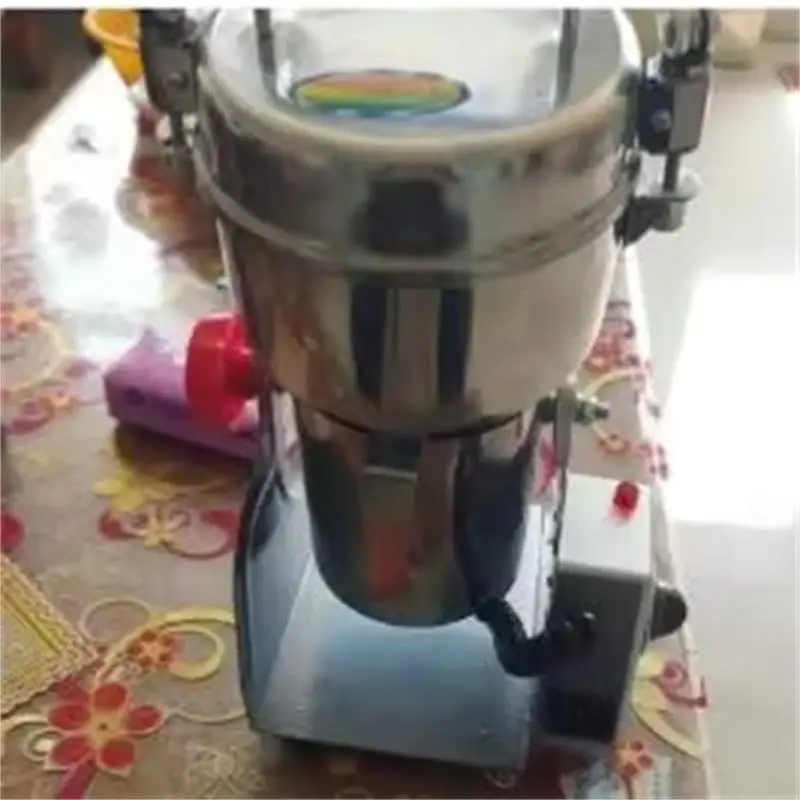 

Электрическая мельница для зерна, шлифовальный станок для специй, коммерческий 220 В, сверхтонкий порошок, измельчитель из нержавеющей стали