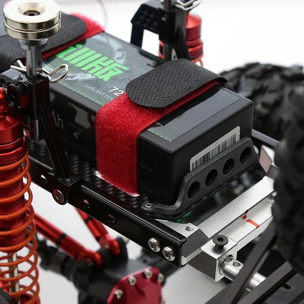 A15M 10 SZTUK 25cm Opaska Mocująca do Akumulatora Lipo Antypoślizgowa Kolorowa do Helikoptera RC Quadcoptera Samochodu RC Crawler, Ciemny Niebieski