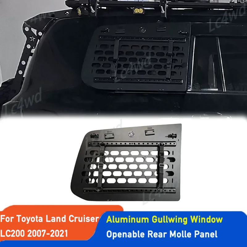 LC4WD 4x4 Exterior Accessories Gullwing Window Kit Replacement Rear MOLLE Storage Panel For TOYOTA Land Cruiser LC200 2007-2021