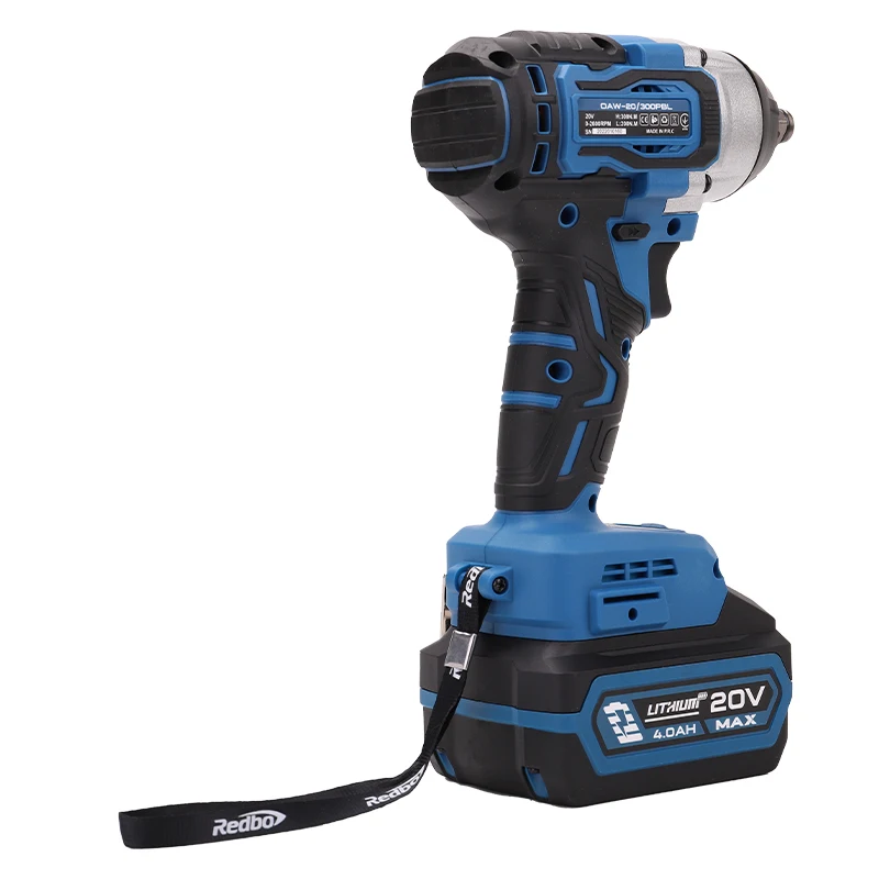 EDON 1/2 inch 21v electric 300 nm torque cordless impact wrench 2400rpm high speed 4.0AH Battery