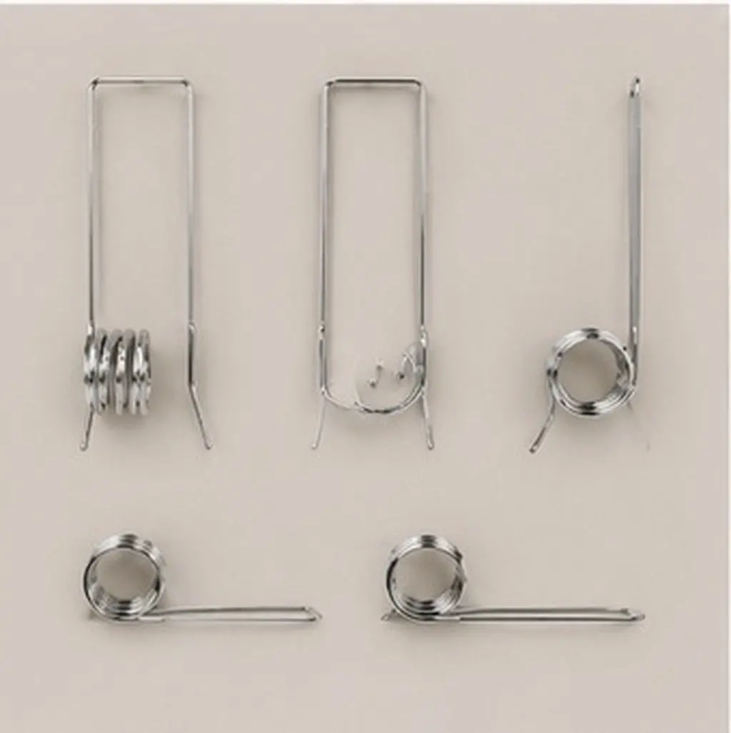 16Pcs Stainless Steel Torsional Spring Replacement for Flip Lid Trash Can Quiet Smooth Operation Household Office Garbage Bucket