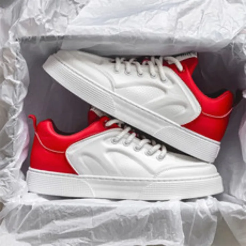 

Men's Shoes 2025 New Spring and Autumn Breathable Casual Low Top Soft Sole Board Shoes Trend Versatile Sports Small White Shoes