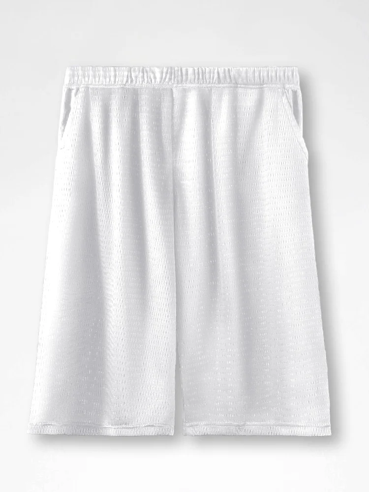 Thin-style five-point pants, casual shorts. Men's loose-fitting ice silk homewear pants. Men's summer sleep pants, can be worn a