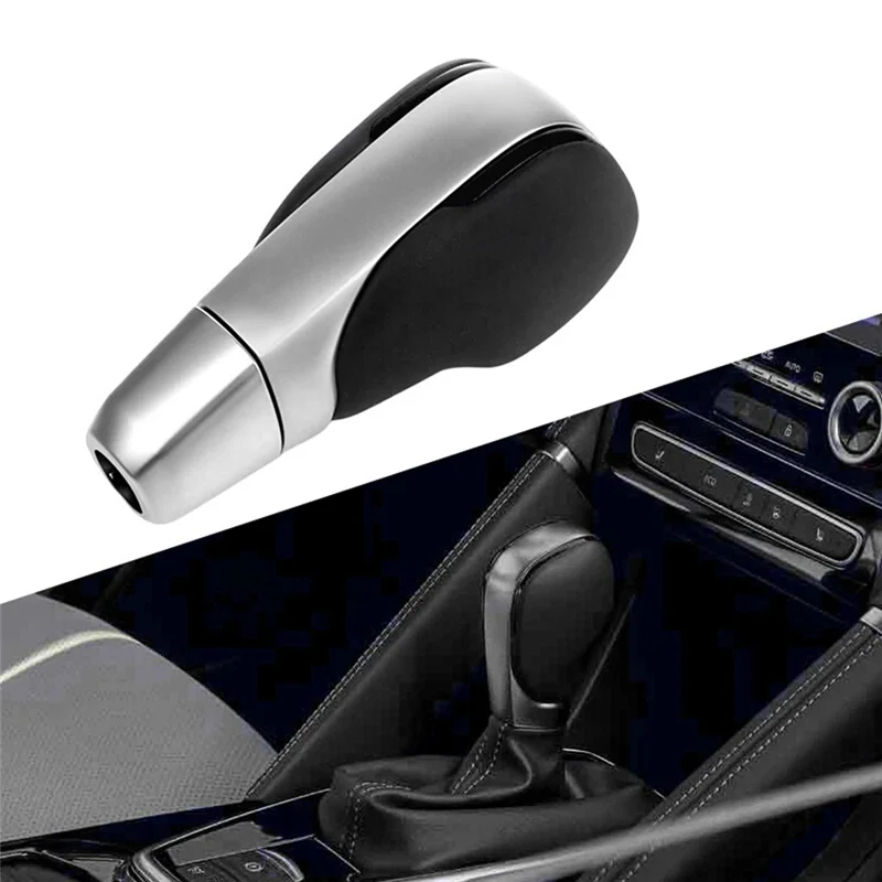 

A73X-Stylish Chrome Gear Handball Shift Knob 328650419R For Renault Kadjar 2016-2021, Koleos 17-20, Megane IV