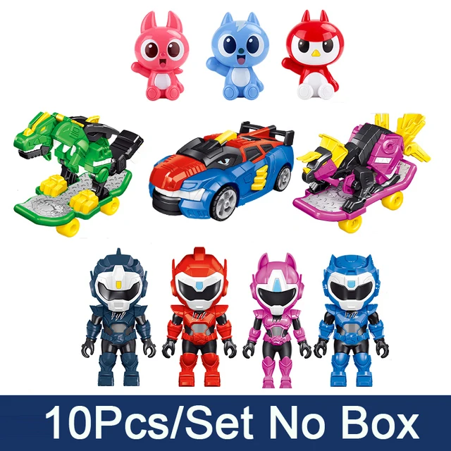 Korea Anime Mini Force Super Dino Power Car Dinosaur Model Action Figures Dolls MiniForce X Collection Toys Children Gift